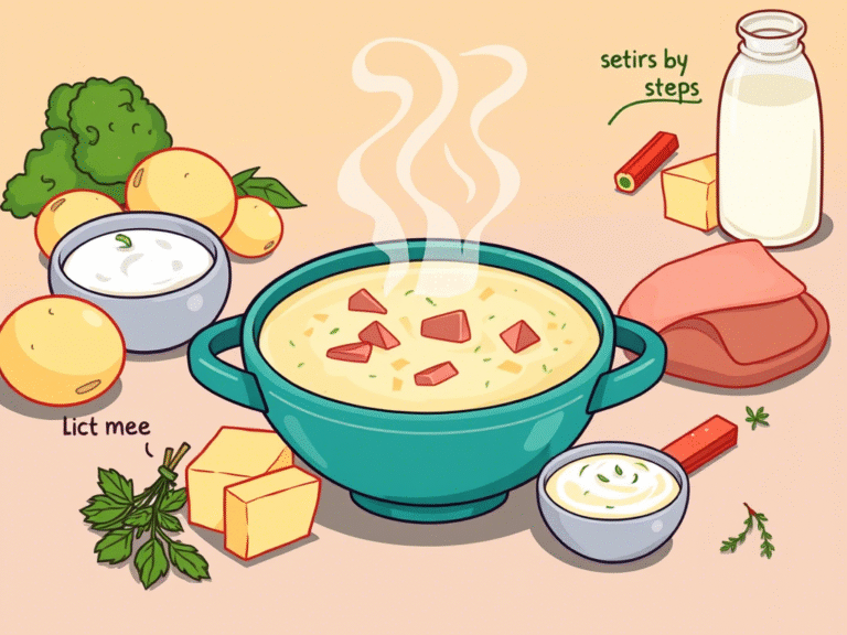 Dairy-Free Creamy Ham and Potato Soup That’s Still Rich